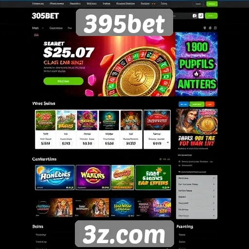 Acessibilidade e usabilidade do site 395bet